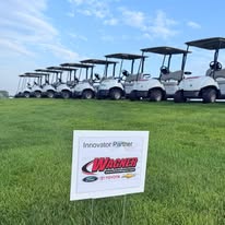Wagner Innovator Partner golf cart sponsorship